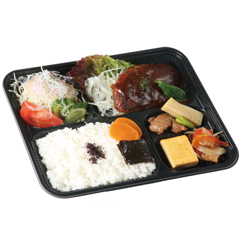 赤村豚ハンバーグ弁当